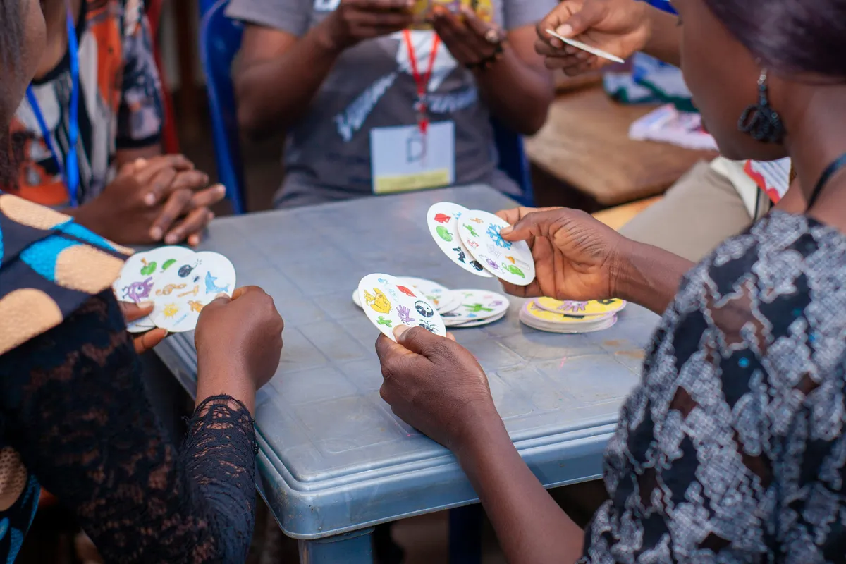 group of women at an event organized by Impacta Hub